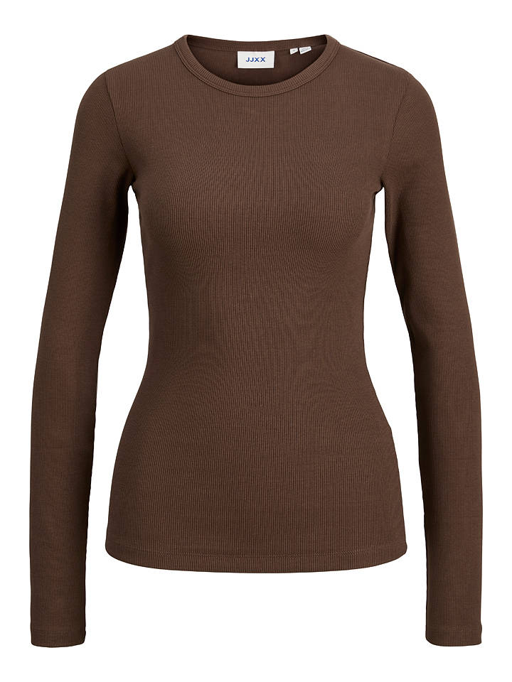 JJXX Longsleeve "Freya" in Braun - L