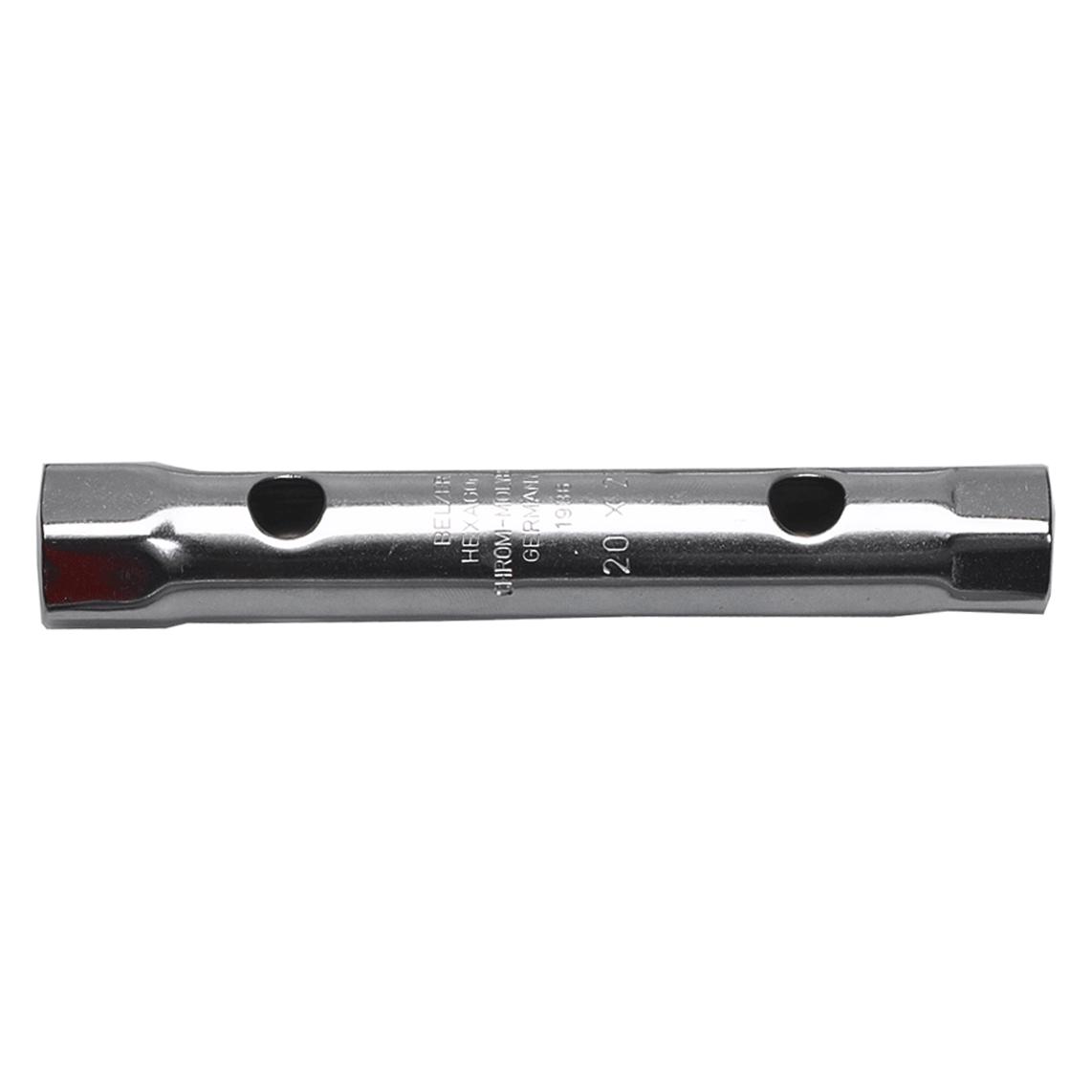 Bahco Rohrförmiger Doppelsteckschlüssel, 13 mm × 17 mm, verchromt, 147 mm (13 mm, 17 mm) (1936M-13-17)