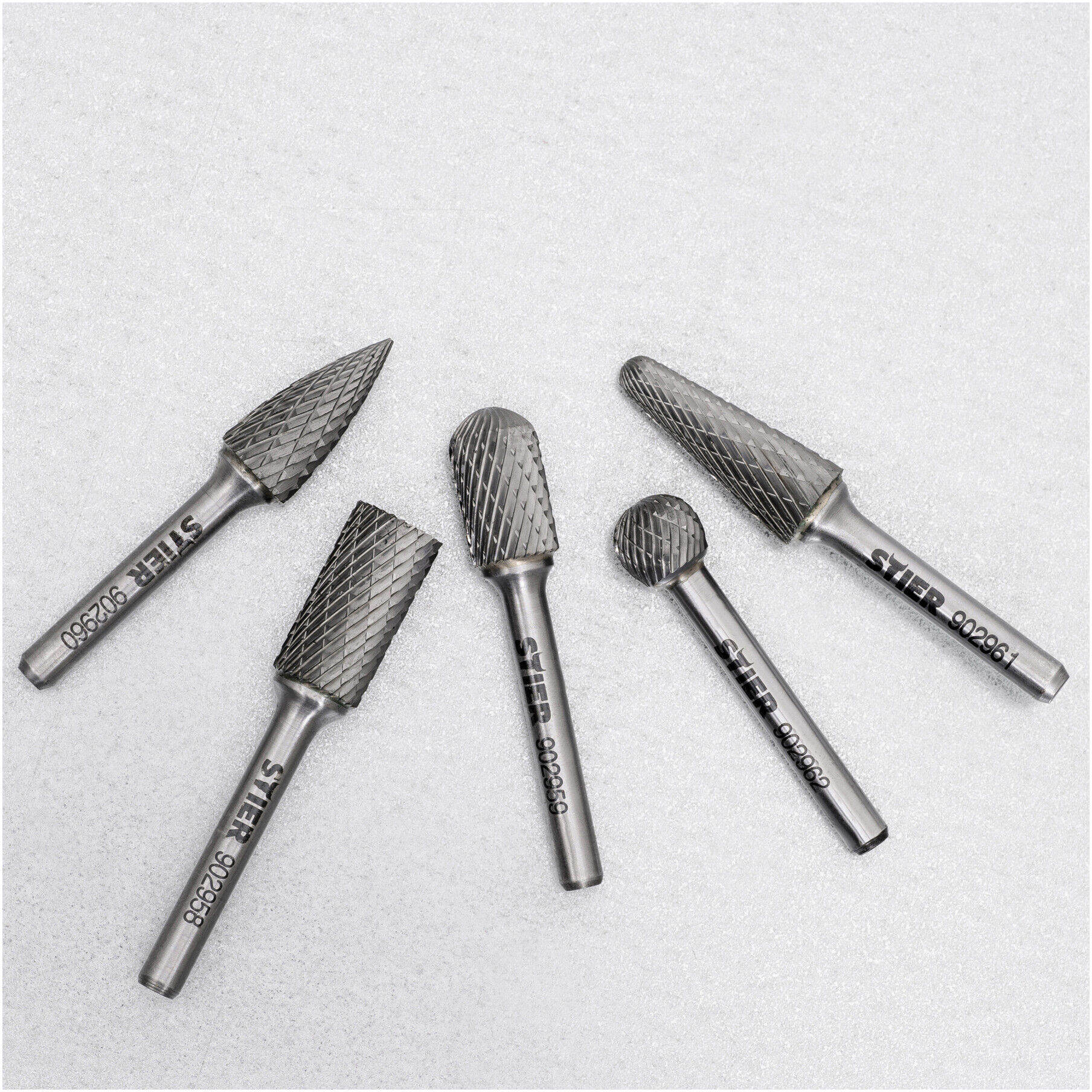 STIER HM Frässtifte-Set, 5-teilig (902955)