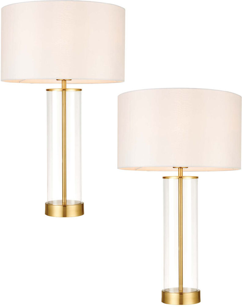 Ebern Designs Harkeem Table Lamp Brass 57cm H X 35cm W X 35cm D
