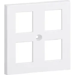 Hager Zentralscheibe 55 UAE 4-fach, rw GZUAE4A9010