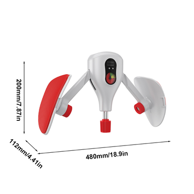 Smart Counting Pelvic Floor Trainer For Home Kegel Exercises, Adjustable Thigh & Levator Sphincter Exerciser white