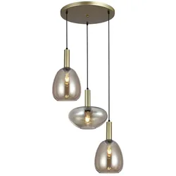Italux PND-23541-3-GD-CH Pendelleuchte Gater E27