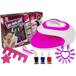 Kinder-Nagellack-Set + Nagellampe
