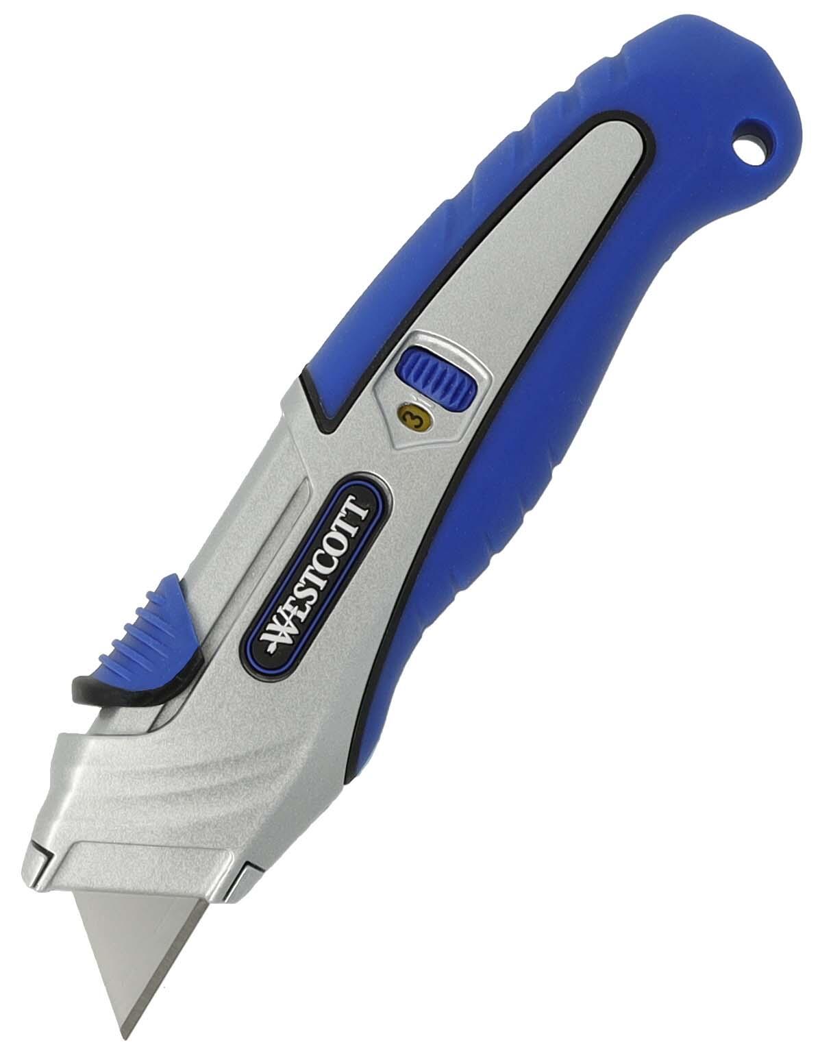 WESTCOTT Cuttermesser 18 mm blau, schwarz E-84047 00