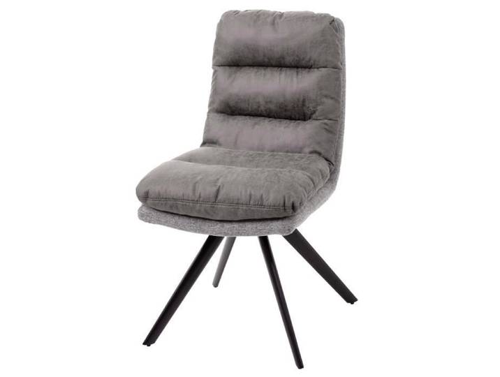 MCW Chaise de salle à manger MCW-G66 tissu gris clair gris