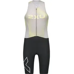 2XU Triathlonanzug Light Speed React Trisuit, Größe L in Gelb Gelb