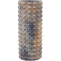 Chic Antique Noyon Vase mit Goldmuster, Ø15 x H31 cm, opal