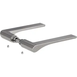 GRIFFWERK LEAF LIGHT SIEGER DESIGN Griffpaar für Schlosskasten Samtgrau
