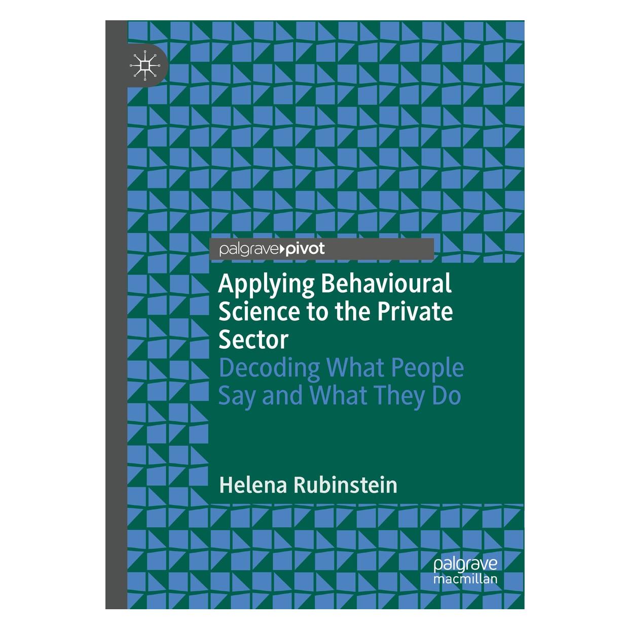 Springer Applying Behavioural Science to the Private Sector (Englisch, Helena Rubinstein, 2019) (9783030016975)