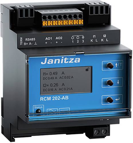 Janitza RCM 202-AB Digitales Hutschienenmessgerät