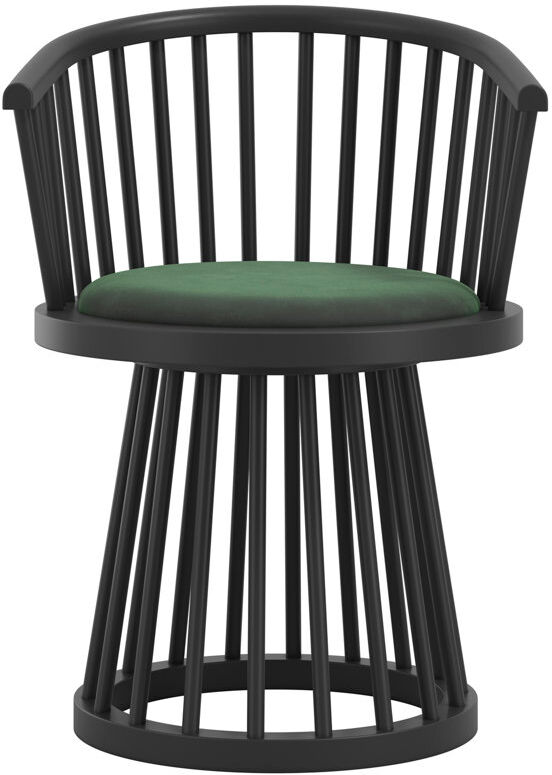 LPD LINA DINING CHAIR Green 78cm H X 57cm W X 52cm D