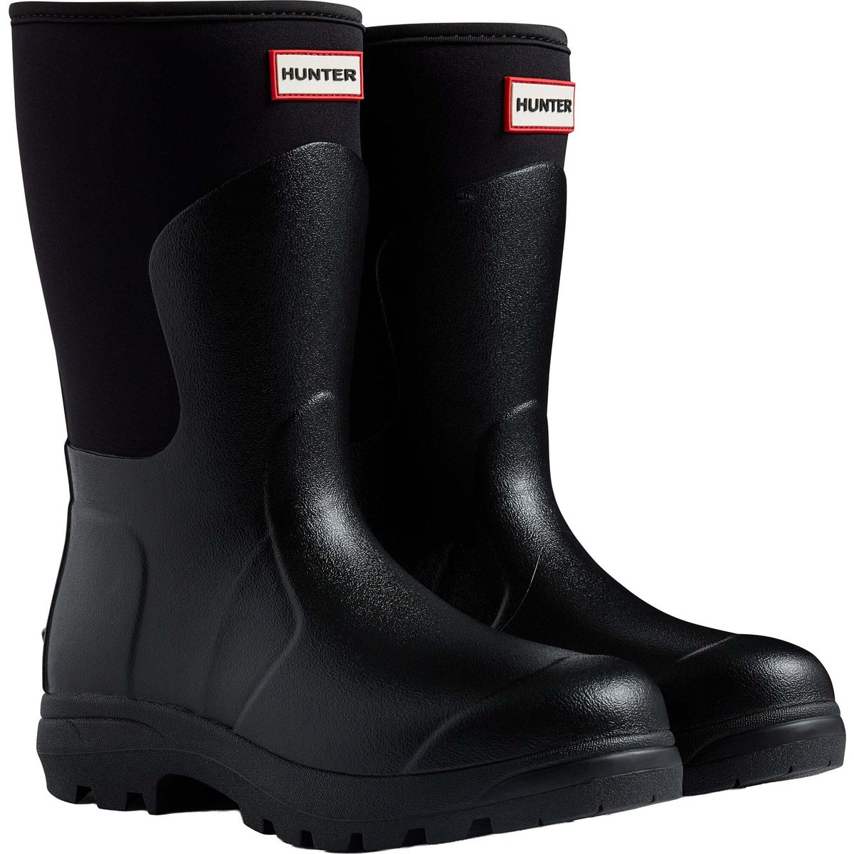 Hunter Unisex Balmoral Neoprene Short Boot black (BLK) 12 HFRU0008261-BLK-12