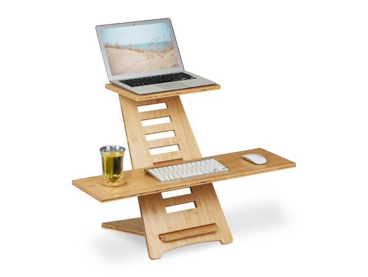 Relaxdays Stehpult Aufsatz Schreibtisch