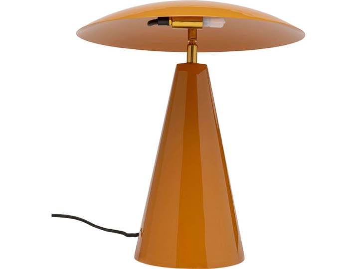Lampe inclinable en acier orange