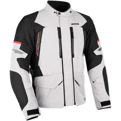 Oxford, Motorradjacke, Herren Calgary 2.0 Dry2Dry Motorradjacke, Silber/schwarz, L (Herren, L)