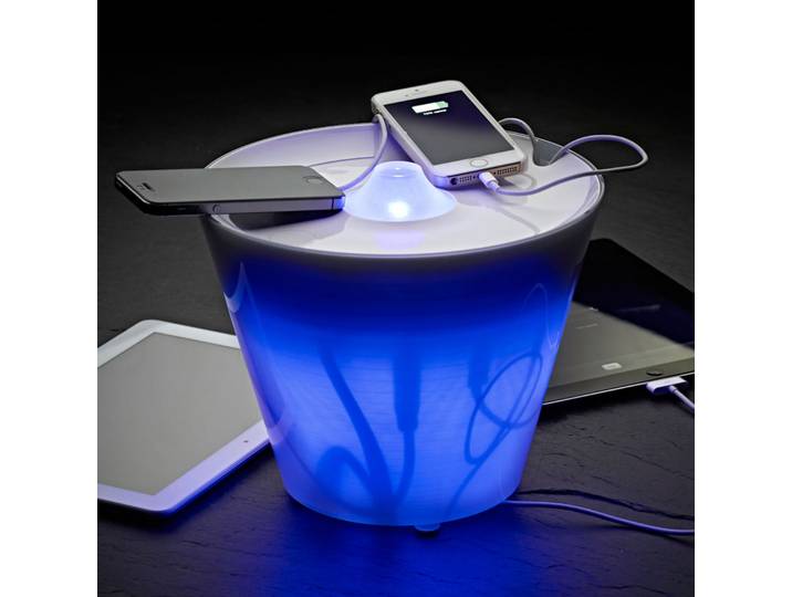 Multipot+ Portable Lampe de Table Glossy White - Rotaliana - Salon / séjour - Design - Plastique - À ampoule unique