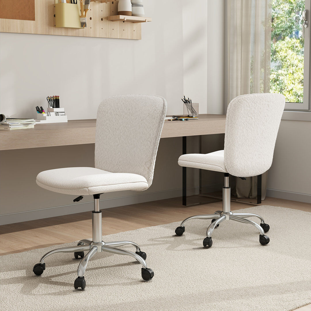 Metro Lane Office Chair White 64cm W X 60cm D