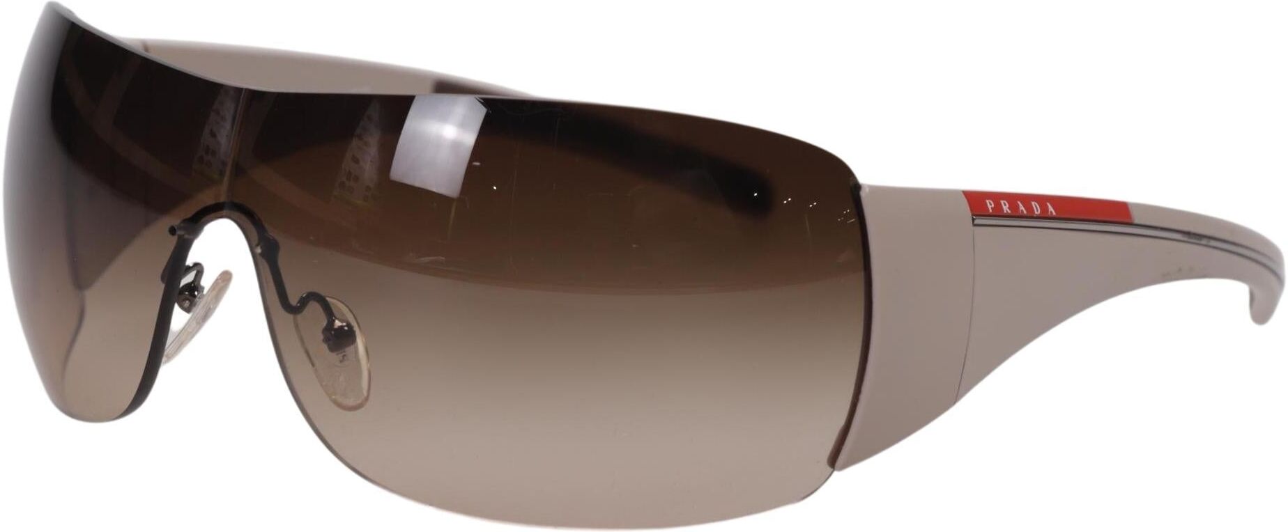 Prada Damen Sonnenbrille, Beige - Second Hand