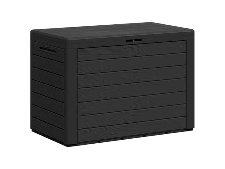 Boîte de rangement de jardin Anthracite 78x44x55 cm