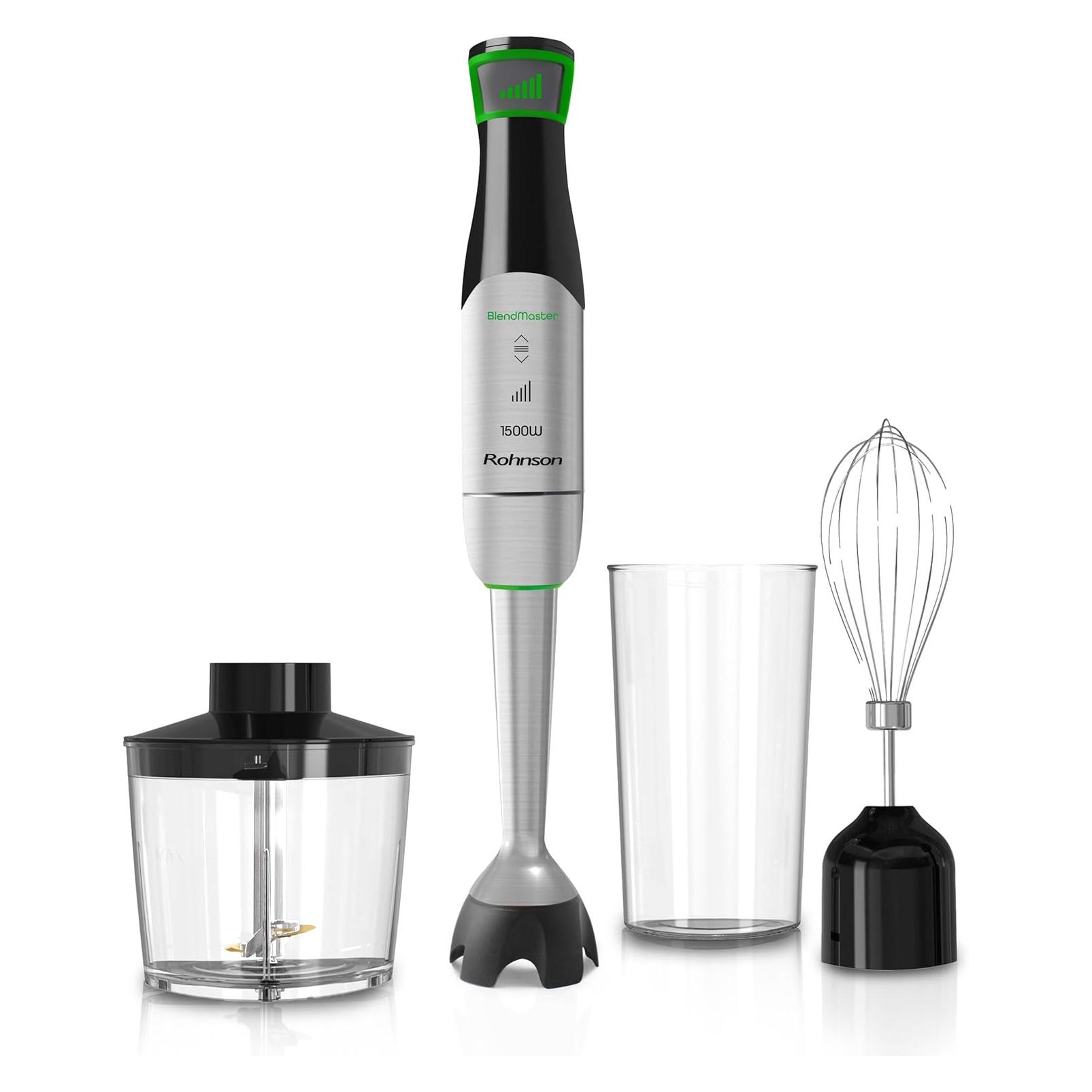 Rohnson BlendMaster R-5750 Stabmixer-Set mit Vario-Blade Technologie (62861270)