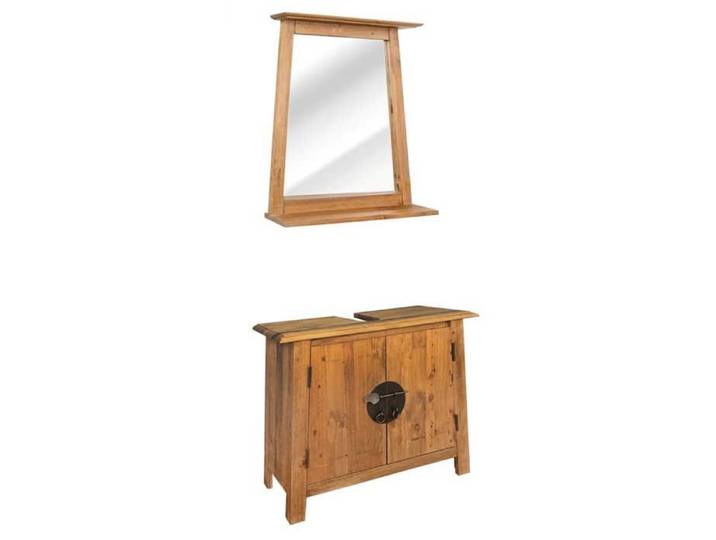 Mobilier de salle de bain Bois de pin massif 246040