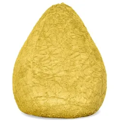 Lumaland, Sitzsack, Sitzsack Fluffy 120 l gelb