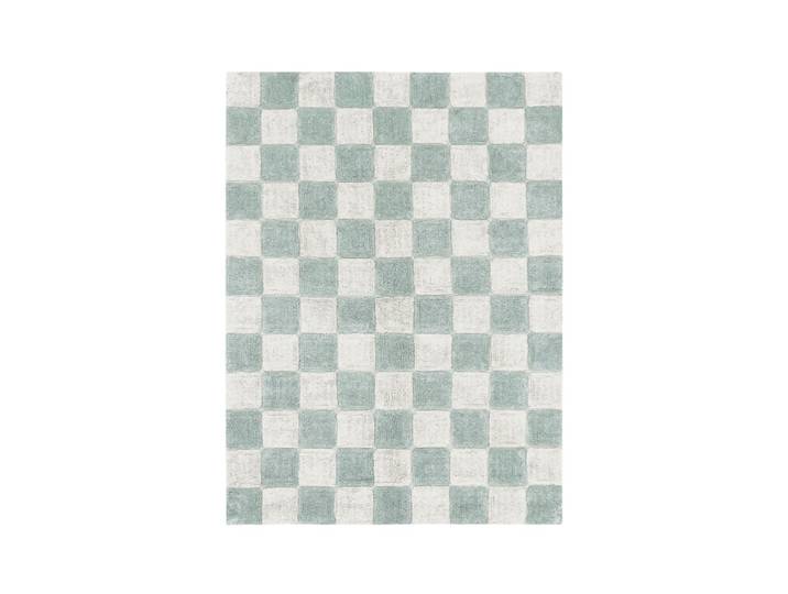 Tapis lavable Carreaux de Cuisine Bleu Sauge 120 x 160 cm
