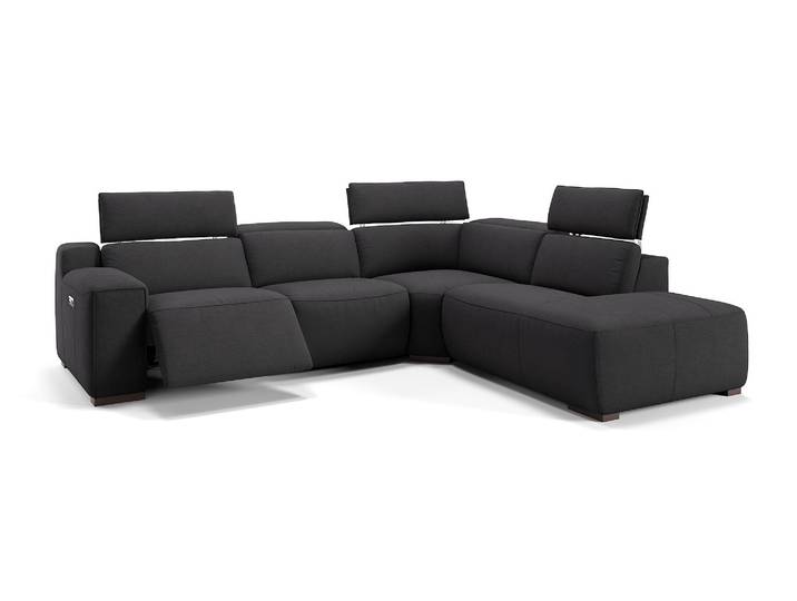 Stoff Wohnlandschaft LORETO Polsterecke XXL Couch