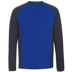 MASCOT Bielefeld Langarmshirt Kornblau / Schwarzblau XL - 50568-959-11010-XL - Kornblau / Schwarzblau