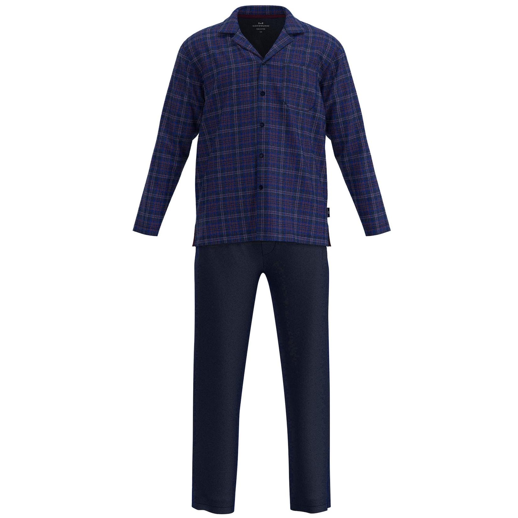 Pyjama Set Flanell Valencia Herren Pyjama