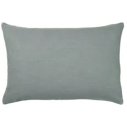 IB Laursen Kissenbezug Leinen 60x40 cm, 60 x 40 cm, staubig blau