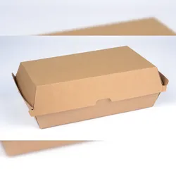 emissimo Pappschalen für TAPAS, Snacks, Fingerfood und Pommes, Snackboxen - 205x107x78 mm - XXL  100 Stück