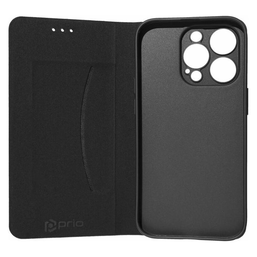 prio Book Case Fashion for iPhone 14 Pro black-red (Apple iPhone 14 Pro) (PBC-1136)