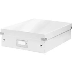 LEITZ Organisationsbox Click & Store mittel weiß Packung mit 6 Stück