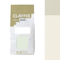 CLAYTEC CLAYFIX Lehm-Anstrich Lilien-Weiss ohne Korn - 1,5 kg Beutel