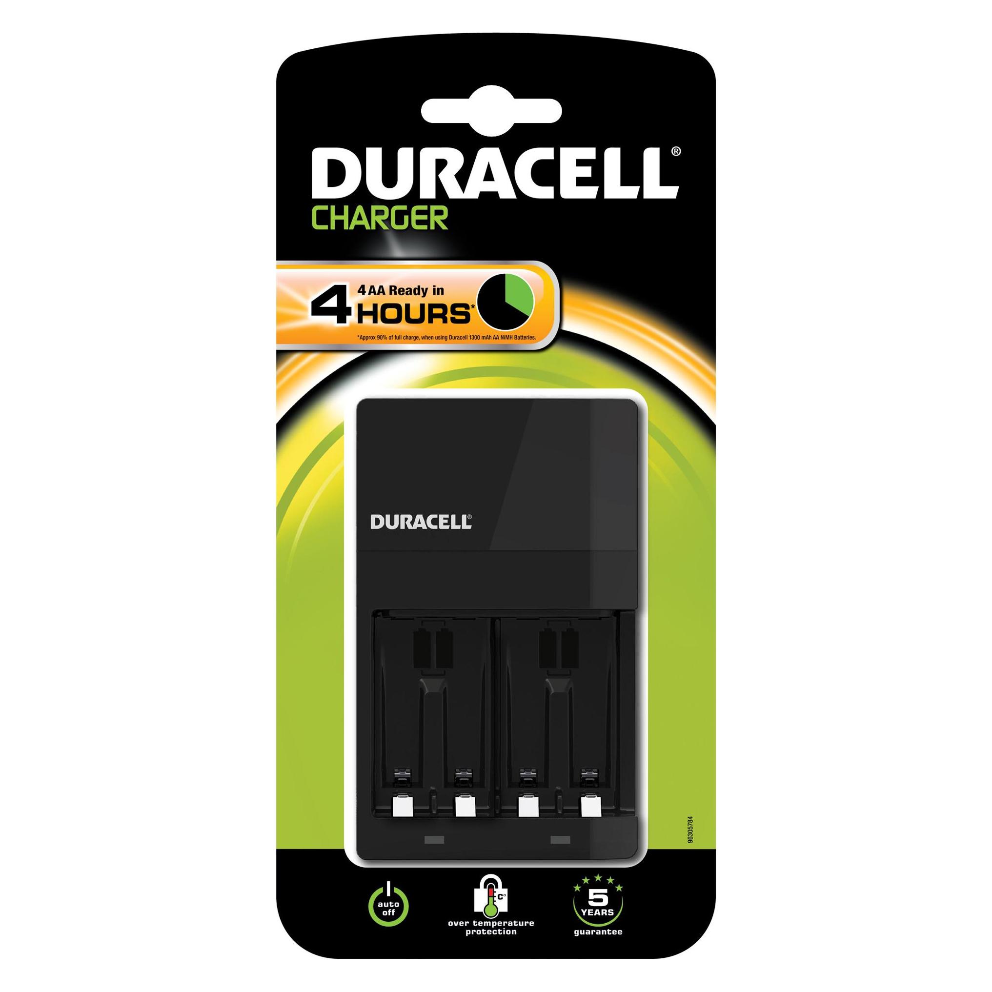 Duracell CEF14 Batterieladegerät (2 Stk., AA, AAA) (DUR037199)