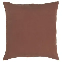 IB Laursen Leinen-Kissenbezug 50x50 cm einfarbig, 50 x 50 cm, rost