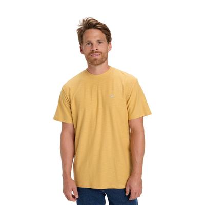 Sporttop QUIKSILVER "Slub Roundneck", Herren, Gr. XXL, rattan, Obermaterial: 100% Baumwolle., Tops Sporttop