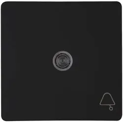 Kopp 339550009 HK05 Wippe mit Linse Symbol "Glocke" mattschwarz