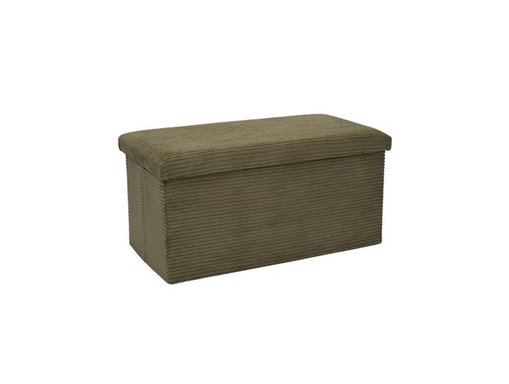 Banc-coffre pliable uni côtelé - Blancheporte