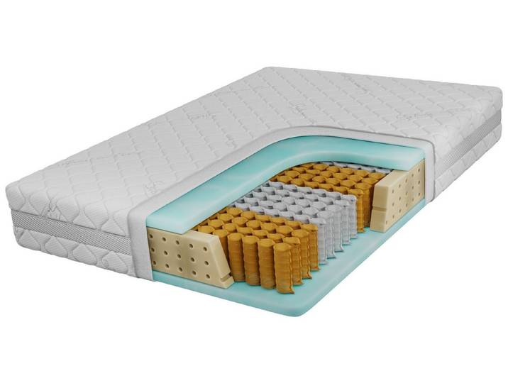 Taschenfederkernmatratze COVE, MKS MÖBEL, 19.4 cm hoch, (Pocket-Matratze, Luxusmatratze, Orthopädisch, punktelastisch, atmungsaktiv), 7 Zonen Komfort, beidseitig nutzbar