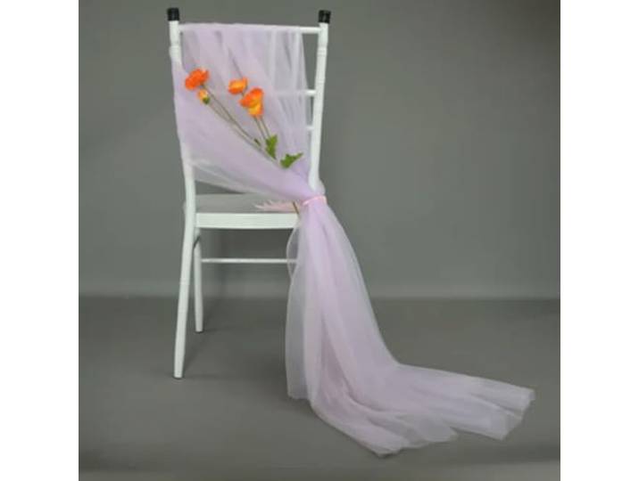 HIPdudRTG Satinbänder mit Schleifen für Stühle, 50 Stück weiche Stuhlschärpen, Stuhlschleifen(Light Purple,50pcs)