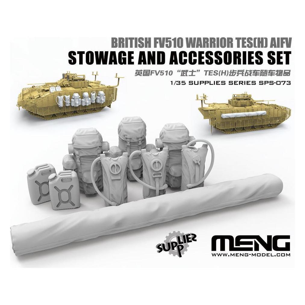Meng-Model British FV510 Warrior TES(H) AIFV Stowage And Accessories Set (RESIN) (SPS-073)