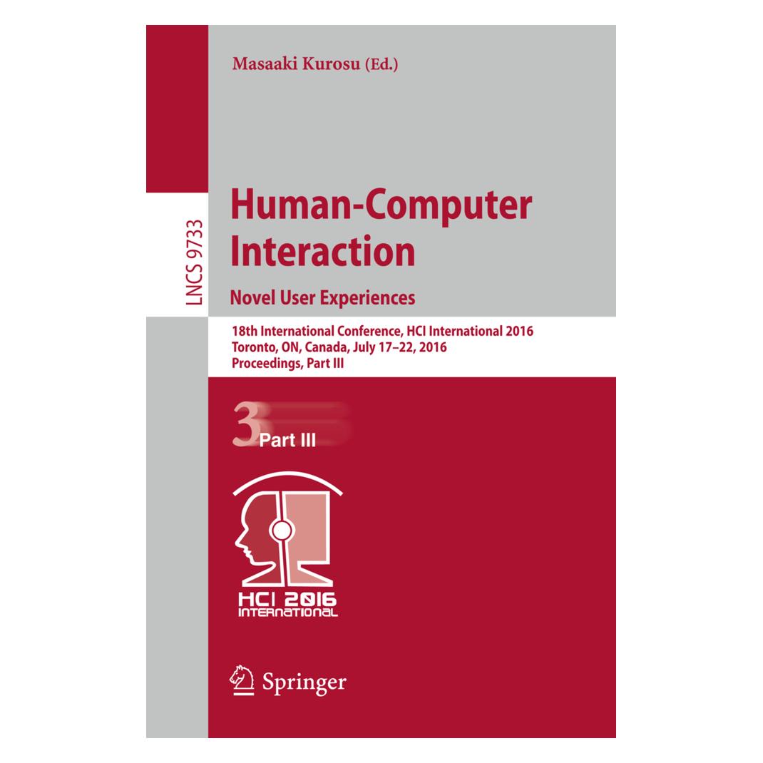Springer Human-Computer Interaction. Novel User Experiences (Englisch, Softcover, Masaaki Kurosu) (55808368)