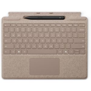 Microsoft Tastatur Surface Pro Keyboard, beige, mit Surface Slim Pen 2, mit Touchpad