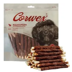 Corwex Kaustange im Pferdemantel 500g Hundesnack