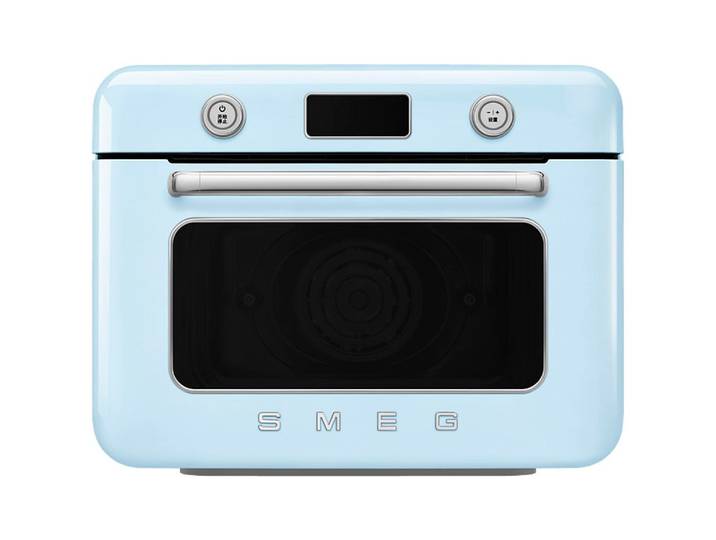 SMEG Multiofen COF01PBEU , blau (pastellblau), B:51cm H:40cm T:50cm, Minibacköfen