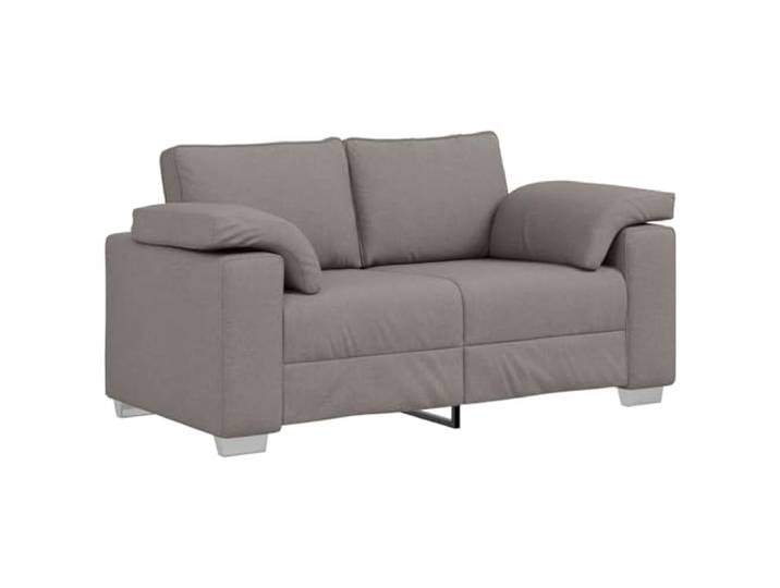 ZQQLVOO Zweisitzer-Sofa Taupe 160 cm Stoff Breite Armlehnen, Atmungsaktives Design, Langlebig, Modernes Wohnzimmer