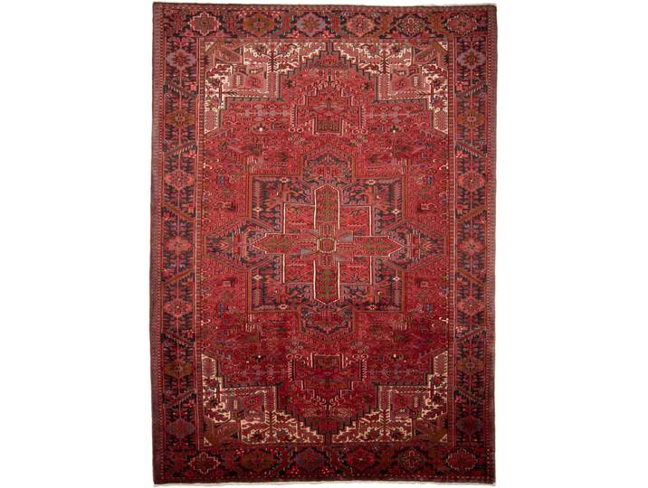 Heriz Teppich 251x344 Handgeknüpft Orientteppich Perserteppich Wolle